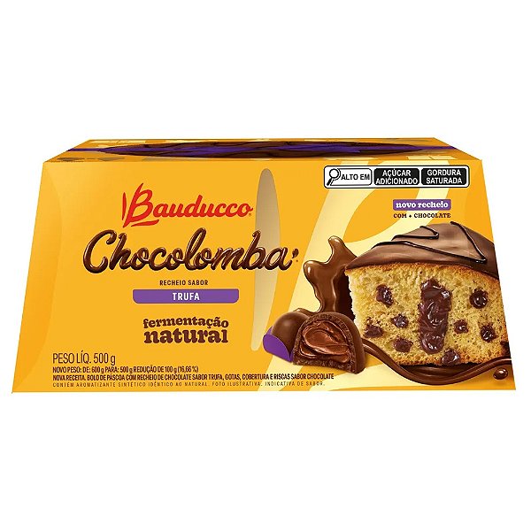 Colomba Trufa 500gr Bauducco