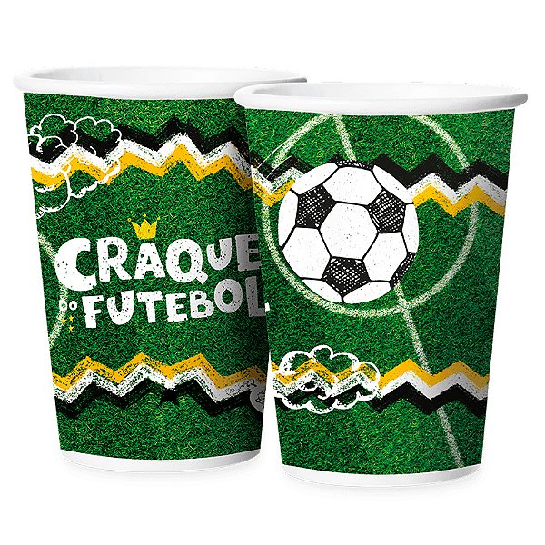 Copo Papel 180ml Futebol - Regina
