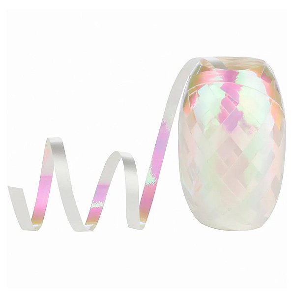Fitilho Furta Nacarado 5mmx20m - Silver Plastic