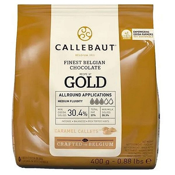 Chocolate Belga Gold Caramelo 400g - Callebaut