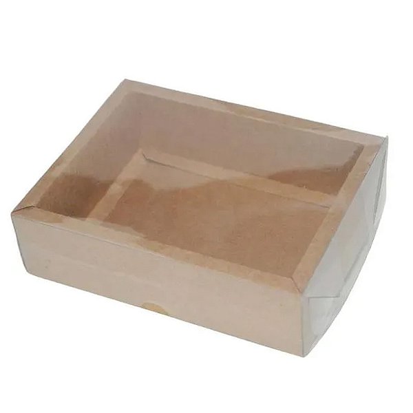 Caixa Moldura Kraft 08 Doces 10Un Desmontada - Ideia Embalagens