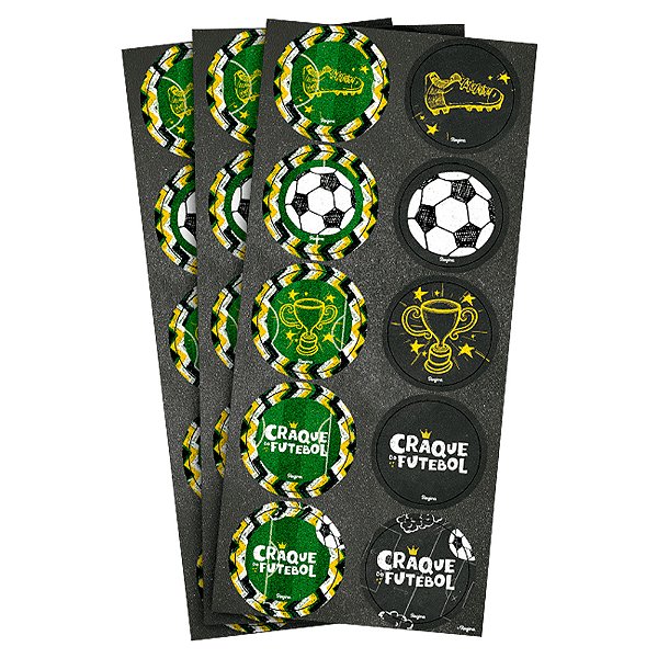 Adesivo Decorativo Redondo Futebol - Regina