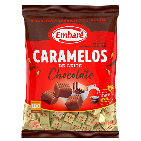 Bala Caramel 660gr Chocolate Embaré