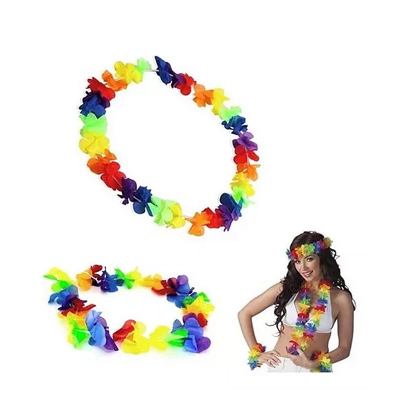 Colar Havaiano Unidade - Bazar Import