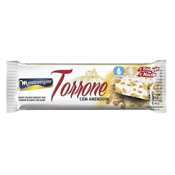 Torrone com Amendoim 45G - Montevergin