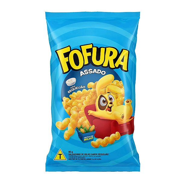 Salgadinho Fofura Requeijão 60G - Lucky (Próximo da Validade)
