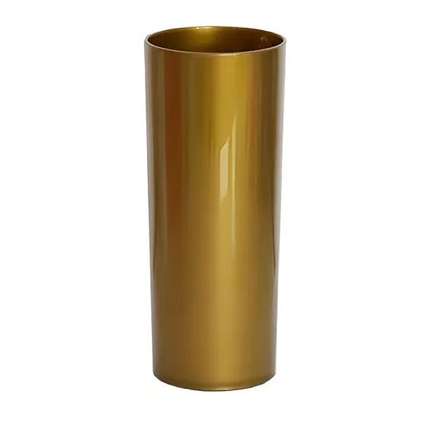Copo Long Drink Dourado 350Ml Qualy