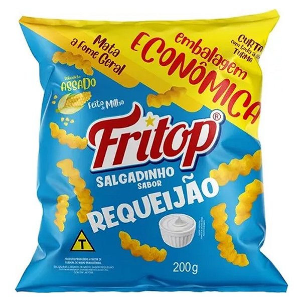 SALGADINHO FRITOP REQUEIJAO 200G