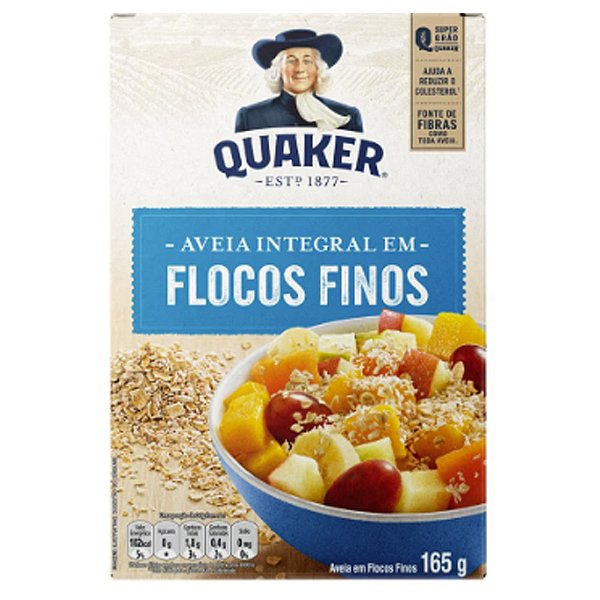 AVEIA FLOCOS FINOS 165G - QUAKER