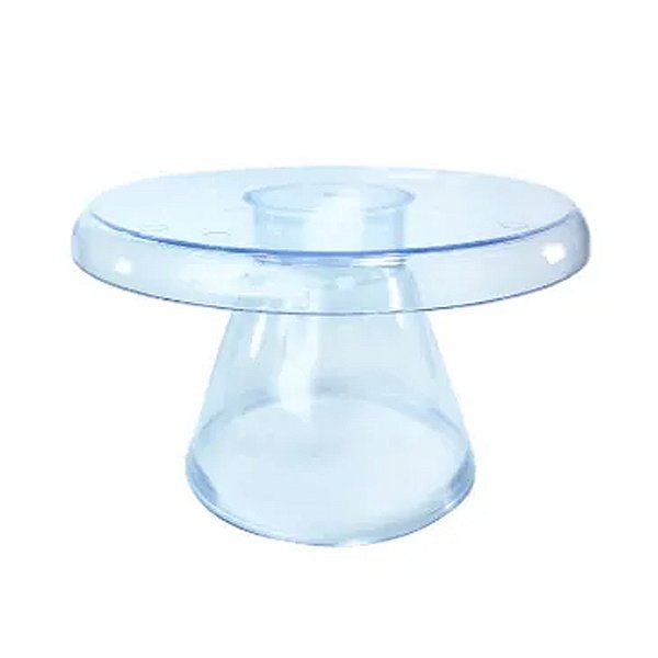 BOLEIRA CAKE SLIM 17CM TRANSPARENTE - TASIL