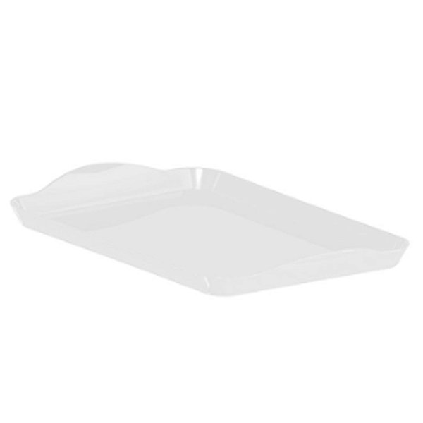 BANDEJA DECORATIVA 20X13CM BRANCO - TASIL