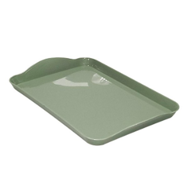 BANDEJA DECORATIVA 20X13CM VERDE EUCALIPTO - TASIL