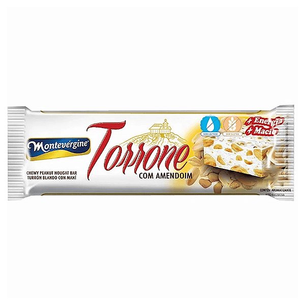 Torrone com Amendoim 17g - Montevérgine