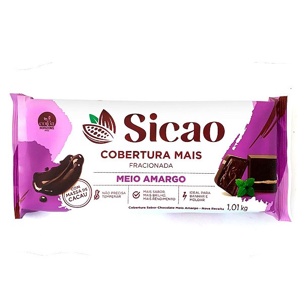 Cobertura Meio Amargo 1,01Kg - Sição