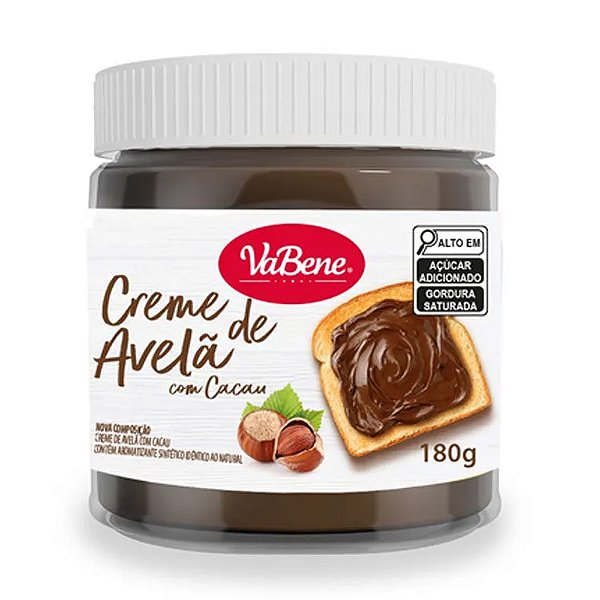 Creme Avelã Cacau 180G - Vabene