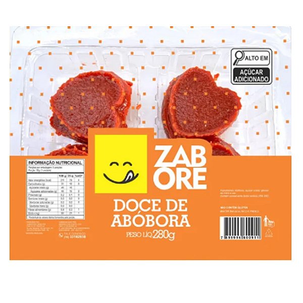 Doce de Abóbora 280G - Zabore