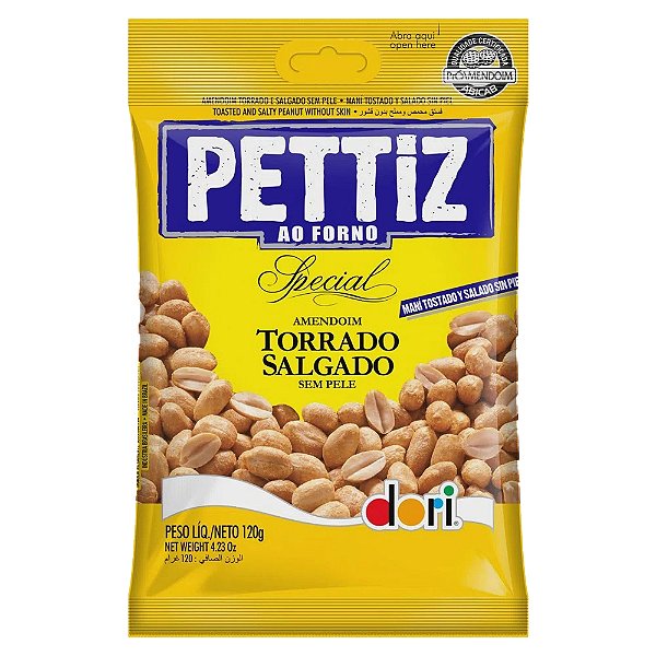 AMENDOIM PETTIZ SPECIAL TSSP 120GR