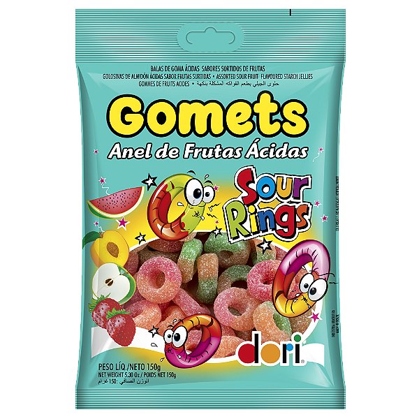 GOMETS GOMA ANEL ACIDO 150GR DORI