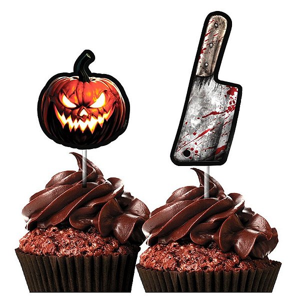 Picks para Doces Halloween 8Un - Regina