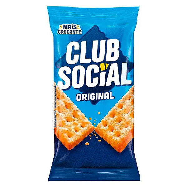 Biscoito Club Social Original 144g - Lacta