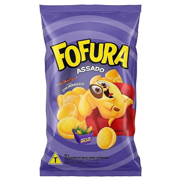 Salgadinho Fofura Churrasco 60G - Lucky (Próximo da Validade)
