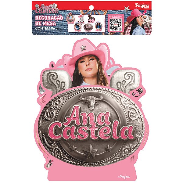 Decoração de Mesa Ana Castela 6un - Regina