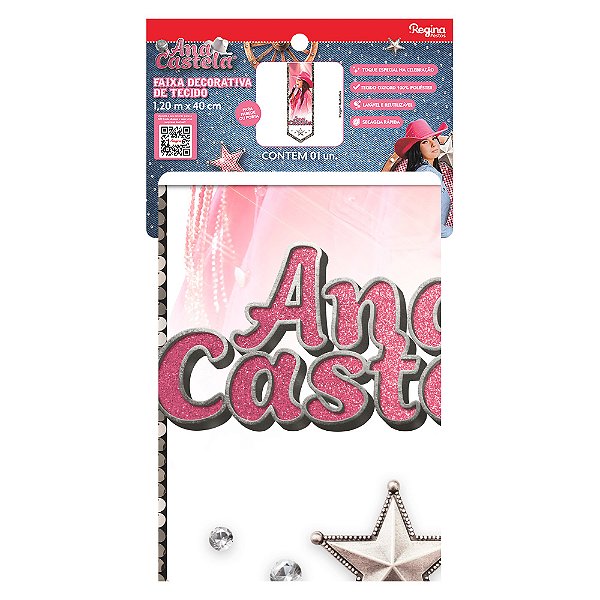 Faixa Personalizada Tecido Ana Castela - Regina