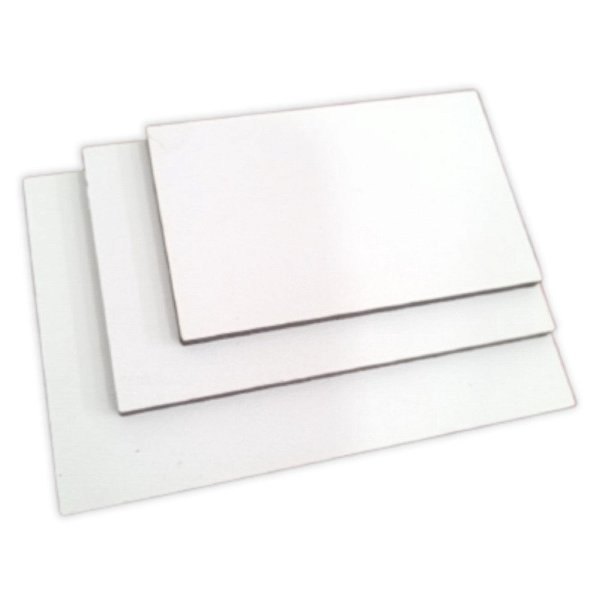 Bandeja Retangular em MDF Branco 24x19cm - Packaging