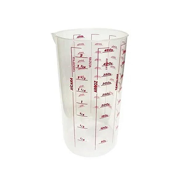 Copo Medidor Transparente 500ml - Lsc Toys