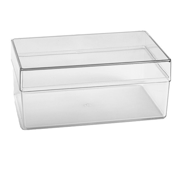 Cake Box Mini Cristal Retangular 500ml - Bluestar