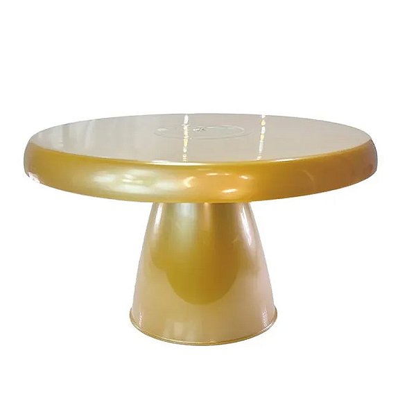 Boleira Cake Slim Dourada 17cm - Tasil