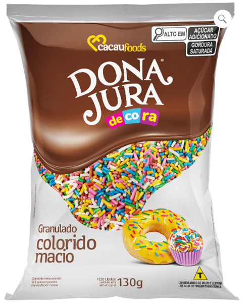 Granulado Macio Colorido 130G - Dona Jura