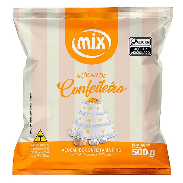 Açucar de Confeiteiro 500g - Mix