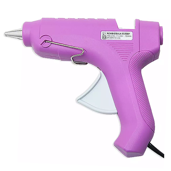 Mini Pistola de Cola Quente 10W Roxa - Rendicolla
