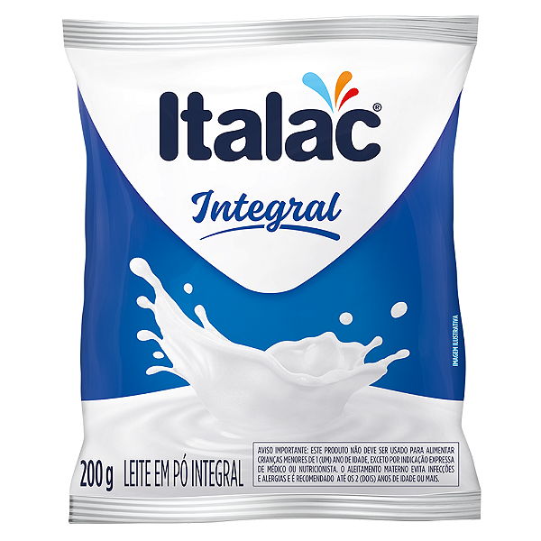Leite em Pó Integral 200g - Italac