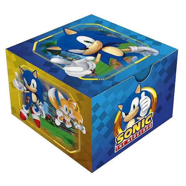 Caixa Para 4 Doces Sonic - Regina
