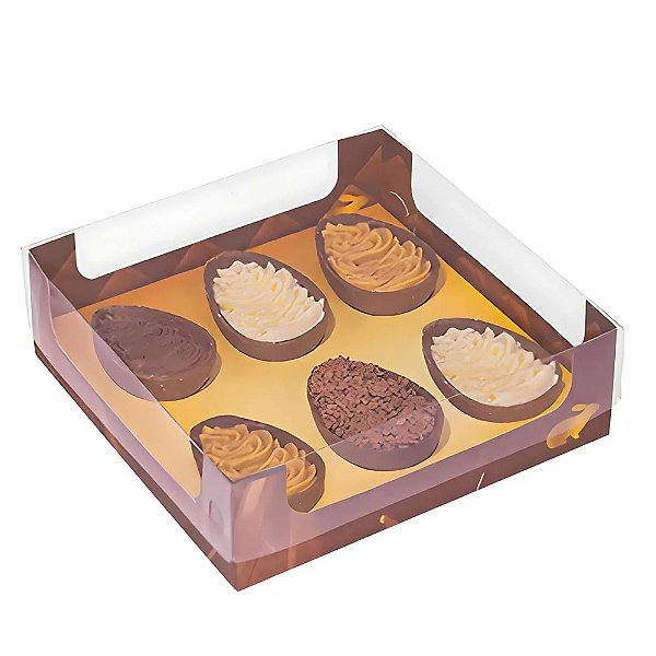Caixa Ovo de Páscoa Kids Elegance 6X50g Desmontada 5un - Ideia Embalagens