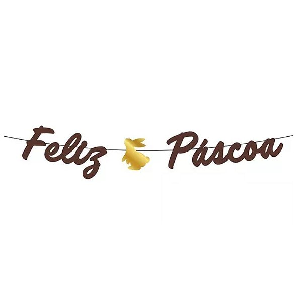 Faixa Feliz Páscoa - Regina