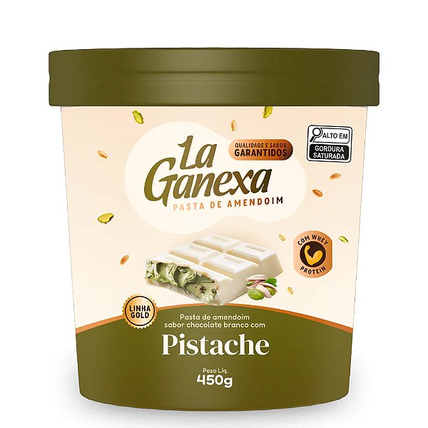 Pasta Amendoim Pistache 450Gr - La Ganexa