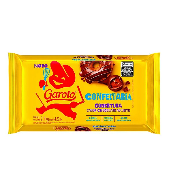 Cobertura ao Leite Confeitaria 2,1Kg - Garoto