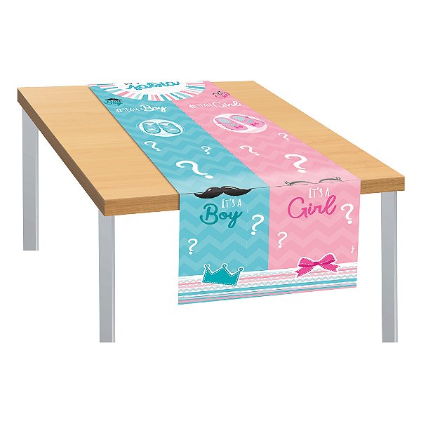 Trilho de mesa Chá Revelação 2mx40cm - Regina