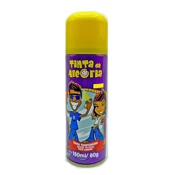 Tinta da Alegria para Cabelos Amarelo  150ml - Dalegria