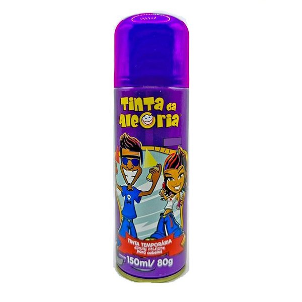 Tinta da Alegria para Cabelos Roxo 150ml - Dalegria