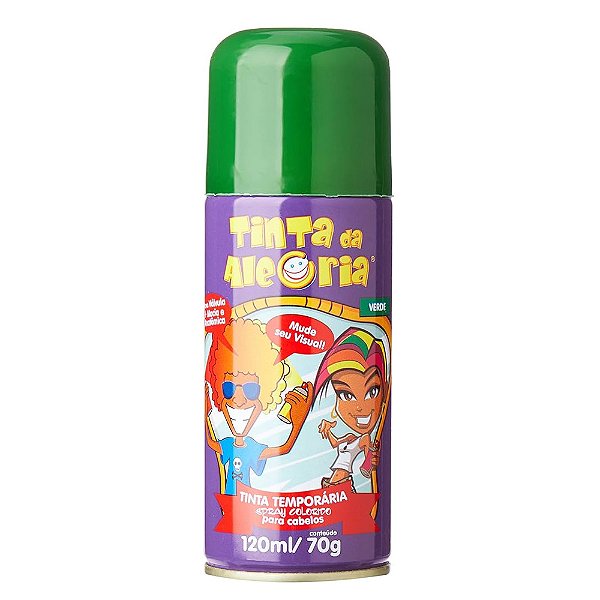 Tinta da Alegria para Cabelos Verde 150ml - Dalegria