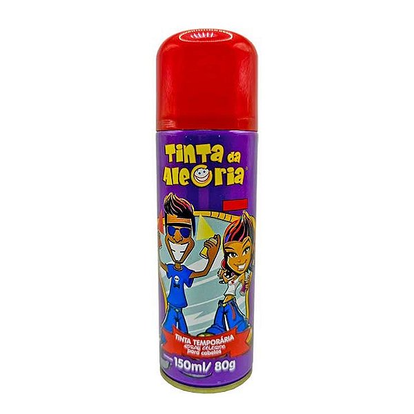 Tinta da Alegria para Cabelos Vermelho 150ml - Dalegria
