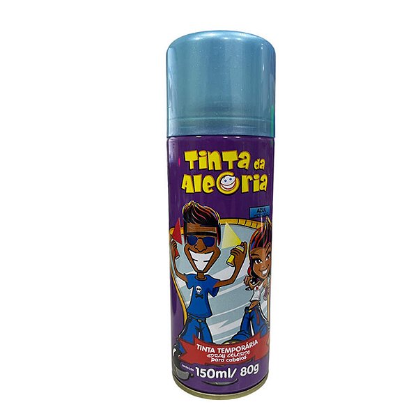 Tinta da Alegria para Cabelos Azul Metálico 150ml - Dalegria