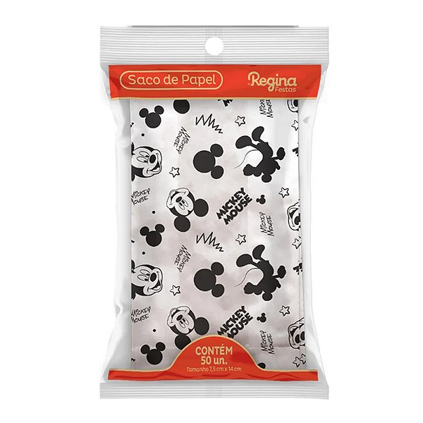Saco de Papel Mickey 50un - Regina