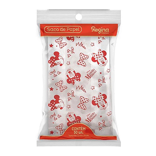 Saco de Papel Minnie 50un - Regina