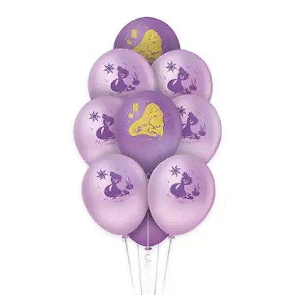 Balão 9 Rapunzel  25un - Regina