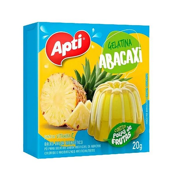 Pó para Gelatina de Abacaxi 20g - Apti